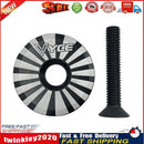 MTB Bike Headset Cover w/ Screw Road Bicycle Top Cap Covers (White Stripe) Newly