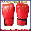 2pcs Kick Boxing Gloves for Men Women PU Karate Muay Thai MMA Sanda Training