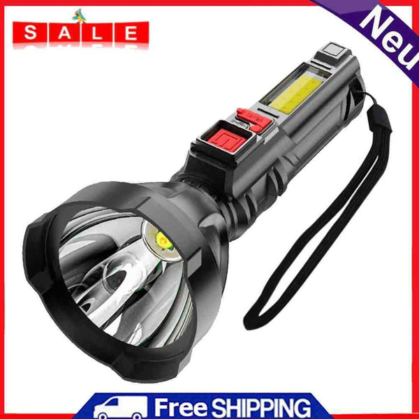 Rechargeable USB Portable Flashlight Waterproof Powerful Mountaineering Torch