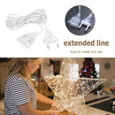 LED Light String Extension Power Cord for Home Christmas Garland Lamp (B)