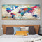 Home Decor Diamond Painting Abstract Map Drill Point Rhinestone Mosaic Pictur