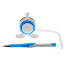 Elastic Rope Ballpoint Pen Fixed Desktop Pen School Office Stationery(Blue)