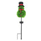 Solar Powered Stake Lights Snowman Shaped Waterproof LED Christmas Decorations