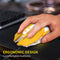 Computer Mouse, USB Wired 6 Buttons 2400dpi Optical Gaming Mice (Yellow)