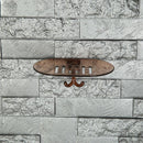 Punch-free Soap Box Drain Dish Bathroom Wall Hanging Storage Rack (Coffee) Newly