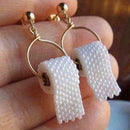 1Pcs Pretty Hand Beaded Earring Find Of Roll Toilor Gift Paper Brand Y0T0 J7D9
