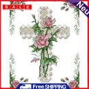 DIY Heart of Rose Partial Embroidery Set Canvas Artworks Home Wall Decorations