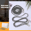 Synthetic Leather Metal Chain Replacement Interchangeable Shoulder Bag Stra