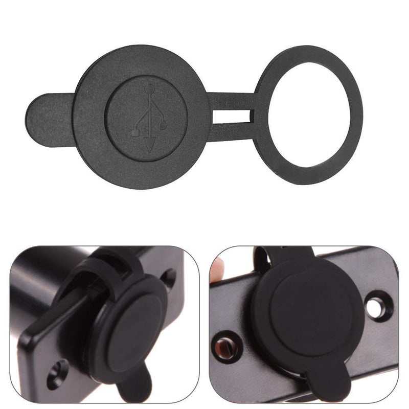 30mm Waterproof Dust Cover for USB Car Car Truck Motorcycle Charger Adapter Slide