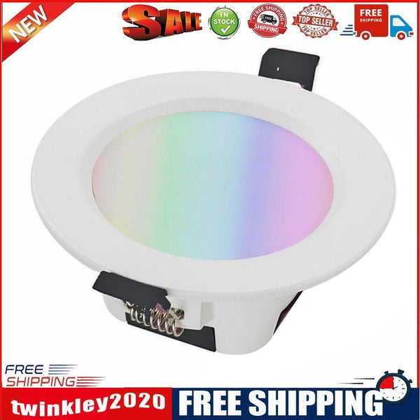 E27 Dimmable WIFI Smart Down Light APP Remote Control Recessed Ceiling Lamp