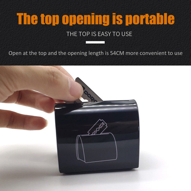 Waste Blade Disposal Treatment Case Barber Safety Shaving Blade Recycling Box