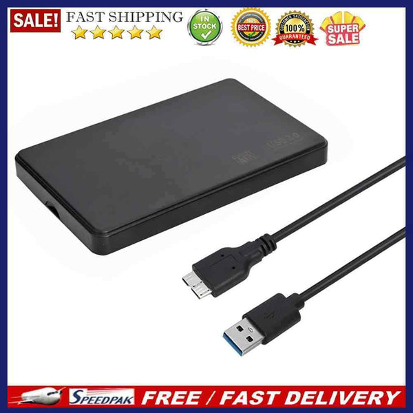 Hard Drive Case 2.5 inch SATA HDD SSD to USB 3.0 Adapter Support 3TB for Laptop