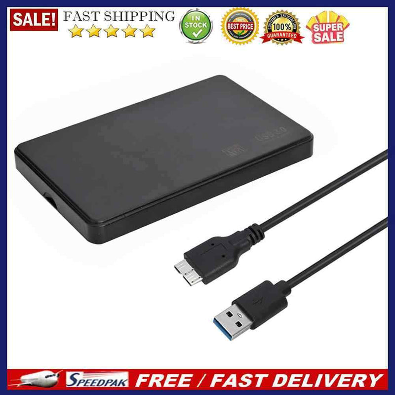 Hard Drive Case 2.5 inch SATA HDD SSD to USB 3.0 Adapter Support 3TB for Laptop