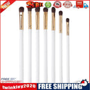7pcs Soft Hair Wood Handle Eyeshadow Brush Cosmetics Makeup Brushes Set (F)