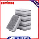 5pcs Flush Sponge Kitchen Clean Rubbing Pot Rust Burn Sponge Remover