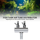 Air Oxygen Volume Control Valve Aquarium Fish Tank Stainless Steel Distribu