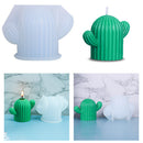 Cactus Candle Silicone Mold Aromatherapy Plaster Ornaments DIY Making Kit Crafts