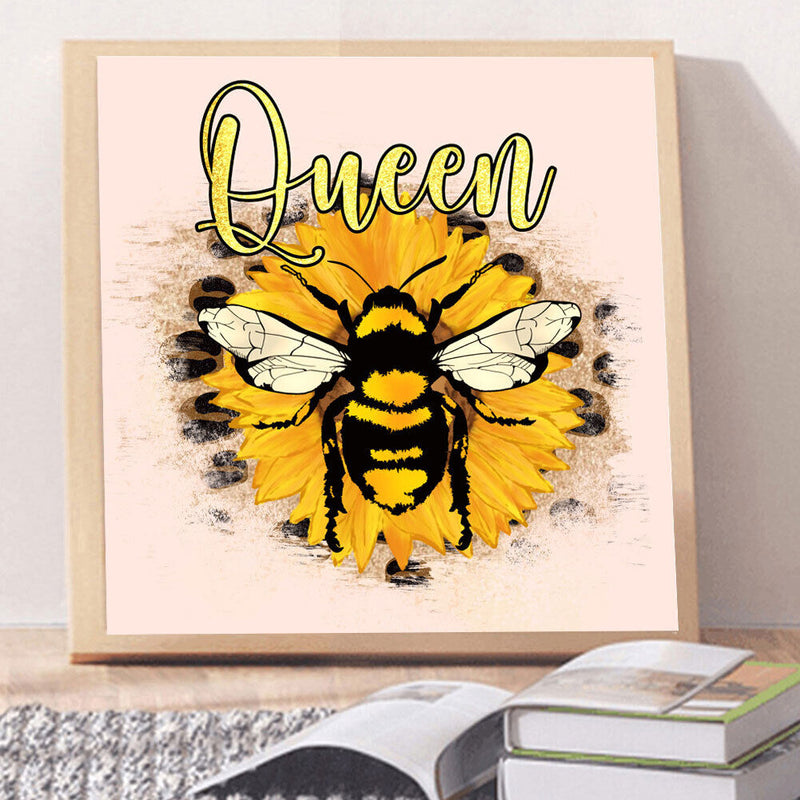 5D Diamond Painting Kit Queen Bee Full Round Drill DIY Mosaic Picture Home De