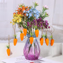 Home Decor Easter Carrot Flocking Carrot Easter Decoration Hanging Ornaments