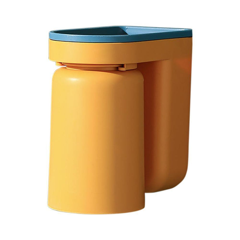 Toothbrush Holder Wall Mounted Adhesive Toothpaste Stand for Shower (Green)