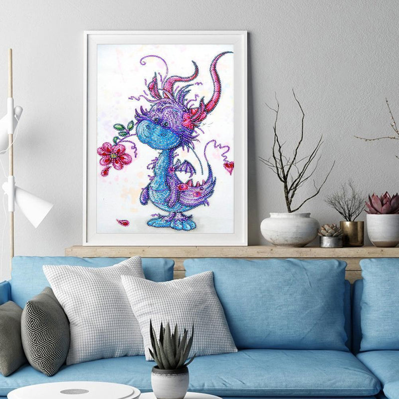 5D DIY Special Shaped Diamond Painting Dragon Cross Stitch Mosaic Home Decor Kit