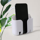 Wall Mounted Mobile Phone Charging Bracket Control Organizer Box Rack with Hooks