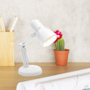 Bedroom Read Night Light Flexible Warm Lighting Mini Book Clip Lamp (White)