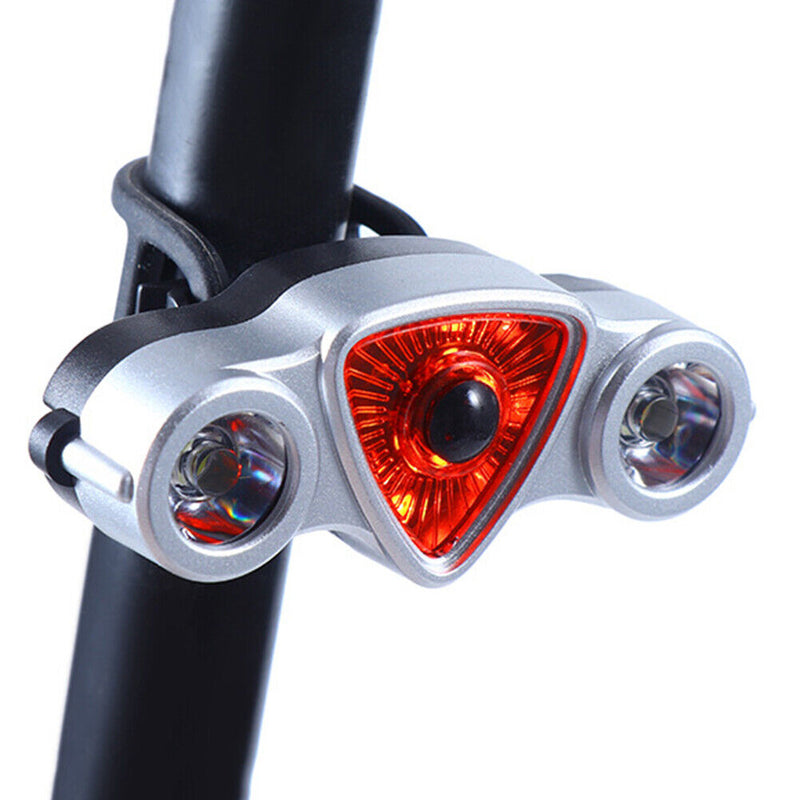 #A USB Rechargeable LED Bicycle Taillight Night Warning Rear Lamp Cycling Equipm