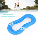 PVC Inflatable Pool Air Mattress Lounger Floating Water Hammock Bed (Blue) Newly