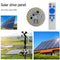 Circular Solar Lamp Board 12W Remote Control LED Round Panel for Ceiling Lights
