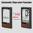 Solar Cycling Odometer Bike Speedometer Wireless Stopwatch Bicycle Computer