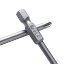10pcs/set 100mm Alloy Steel S2 Slotted Phillips Screwdriver Bits Batches Newly