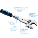 Torque Slot Tensioner Repair Hand Tools 10 inch 5 in 1 Ratchet Adjustable Wrench