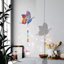 DIY 5D Diamond Painting Rainbow Maker Wind Chime Light Catcher (Butterfly) Newly