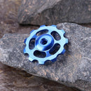 Aluminum Alloy MTB Bike Ceramic Bearing  11T Wheel Rear Derailleur (Blue)