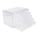 Portable Nail Accessories Holder Display Stand Make Up Drawers Organizer