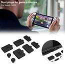8/Set Game Console Dust Plug for NS OLED USB AC LAN HDMI-Compatible Cover Newly