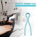 12pcs Bobbin Buddies Holders Thread Clip Sewing Machine Accessories (Green)