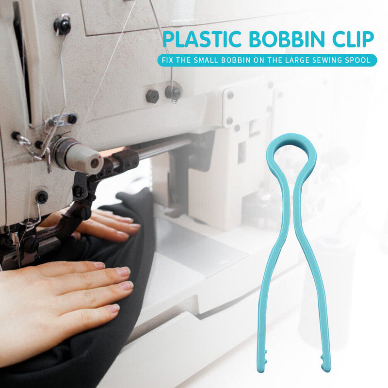 12pcs Bobbin Buddies Holders Thread Clip Sewing Machine Accessories (Green)