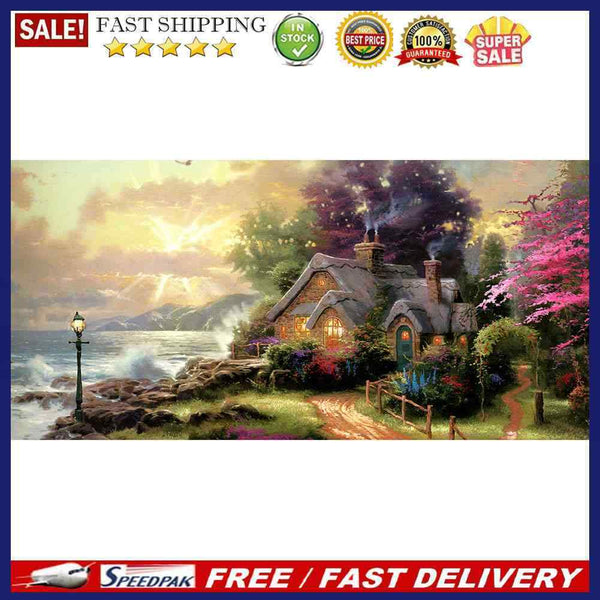 5D Full Round Diamond Painting Mountain Scenery DIY Embroidery Cross Stitch Kits
