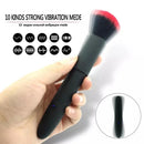 Electric Makeup Brush 10 Speed Waterproof USB Charge Vibrating Gift`