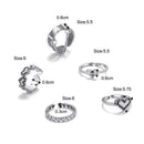 Finger Rings Hand Decoration Adjustable Hollow Out Ring Heart Shape Open Ring