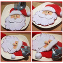 Cutlery Case Santa Claus Gift Bag Christmas Folk Bag Tableware Decoration