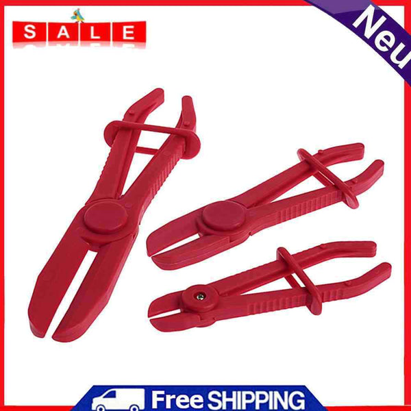 3pcs Car Fuel Water Line Tube Clamp Automobile Vehicle Brake Pants Repair Folders