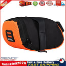 Reflective Bike Saddle Bag Bicycle Tail Rear Seat Cycling Pouch (Orange) Newly