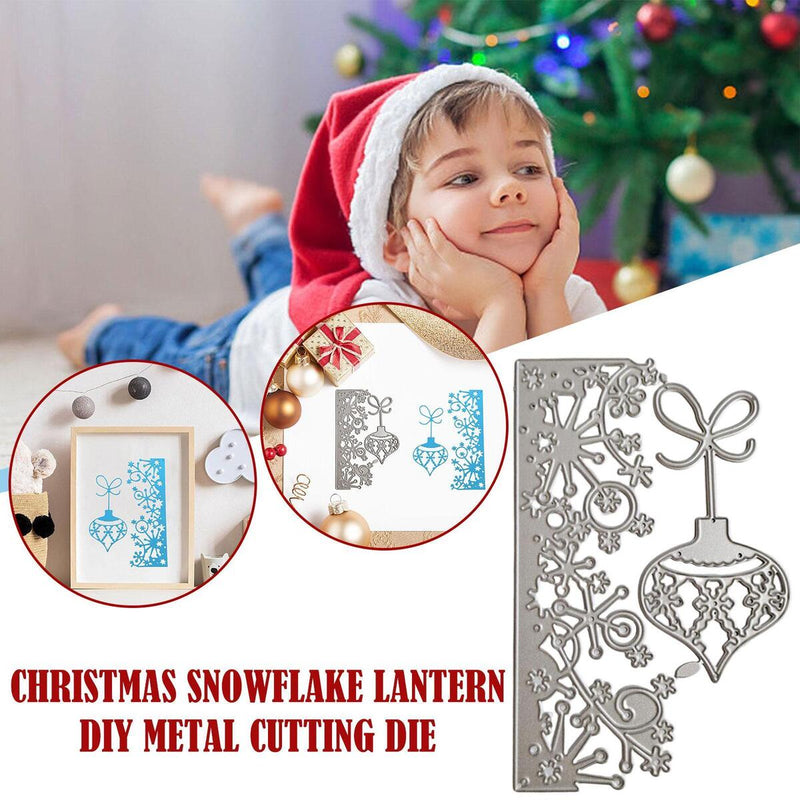 Snowflake Lace Christmas Bell Metal Cutting Dies Scrapbooking Paper Card DIY`