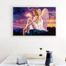 Peace Angel 5D DIY Full Round Drill Diamond Painting Rhinestones Mosaic Crafts