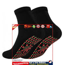 Heating Socks Mugwort Wormwood Clearing Damp Foot Warm Massage (Black) Newly