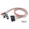ATX PC Compute Motherboard Power Cable 2 Switch On/Off/Reset w/LED Light 65cm