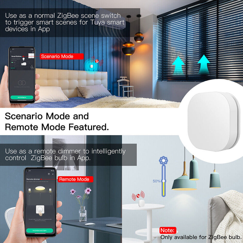 Smart Life Key Switch Dimmer Smart Wireless Remote Control Switch with m